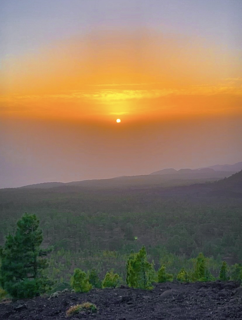 Montana Samara sunset, Teide, Tenerife, Canary Islands 