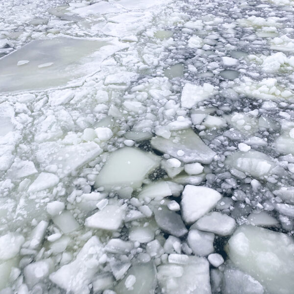 Icy rigs, Baltic Sea, Gulf of Finland