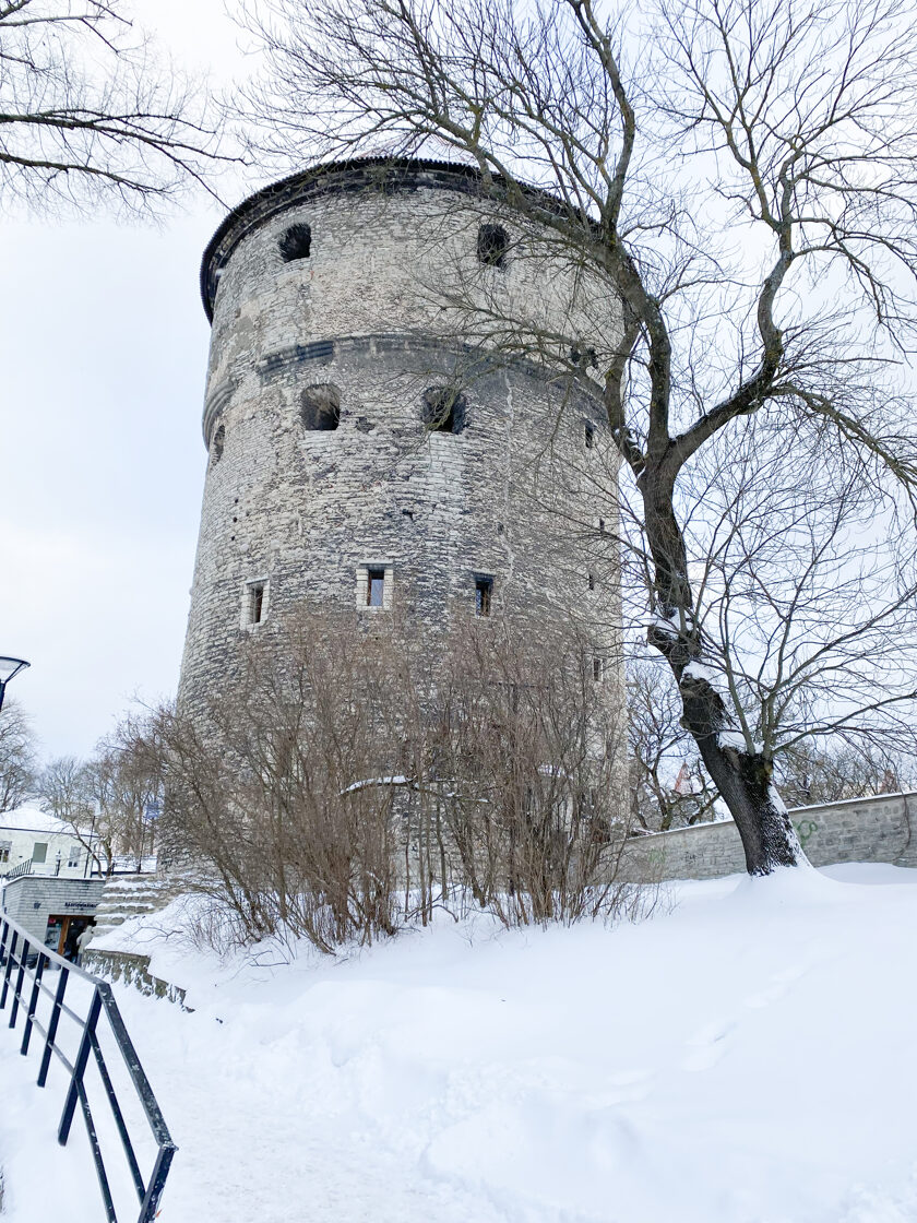 Medieval tower in Tallinn, Estonia