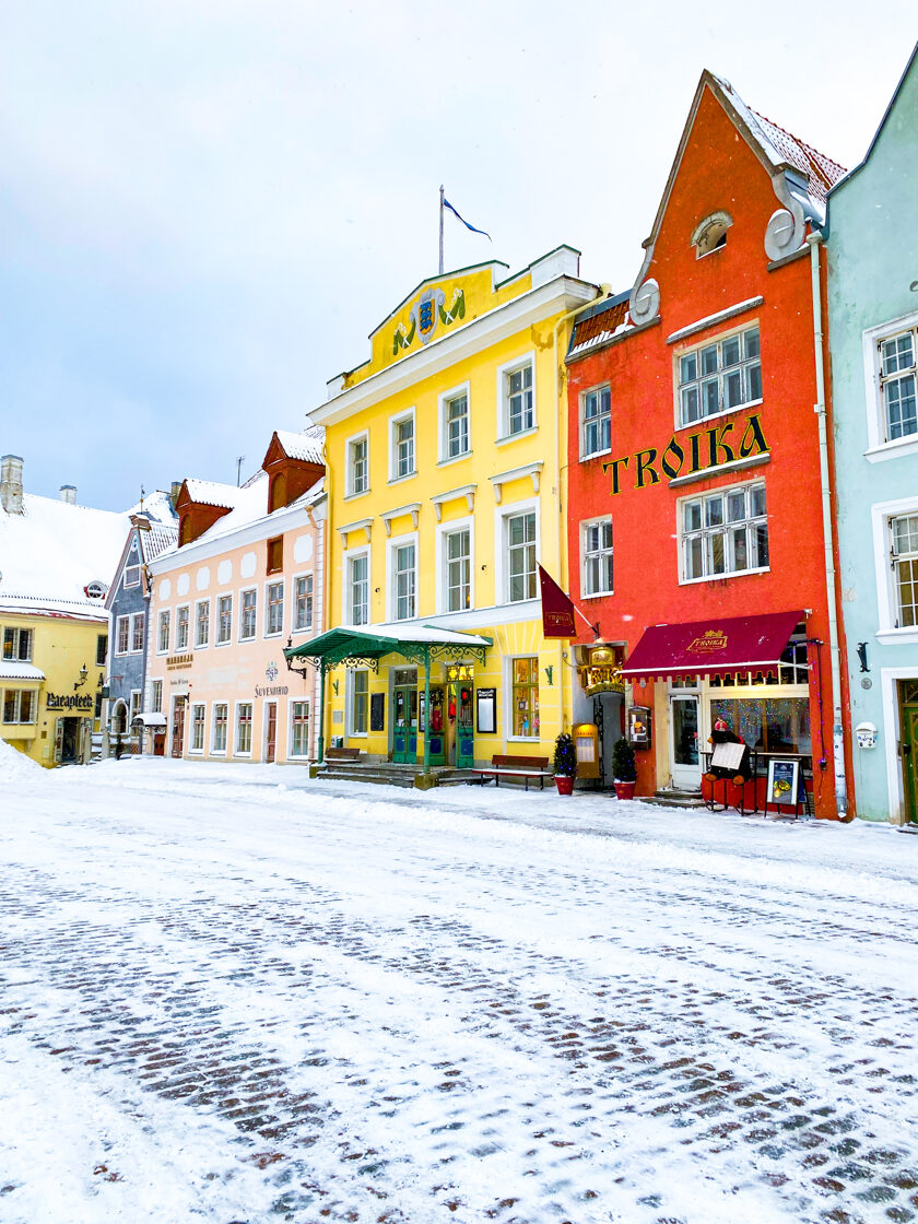 Tallinn old town houses, Estonia